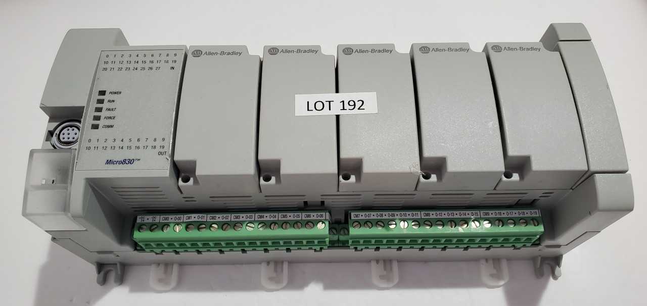 Allen Bradley Micro 830 2080-LC30-48QWB PLC - AUTOMATION & CONTROLS