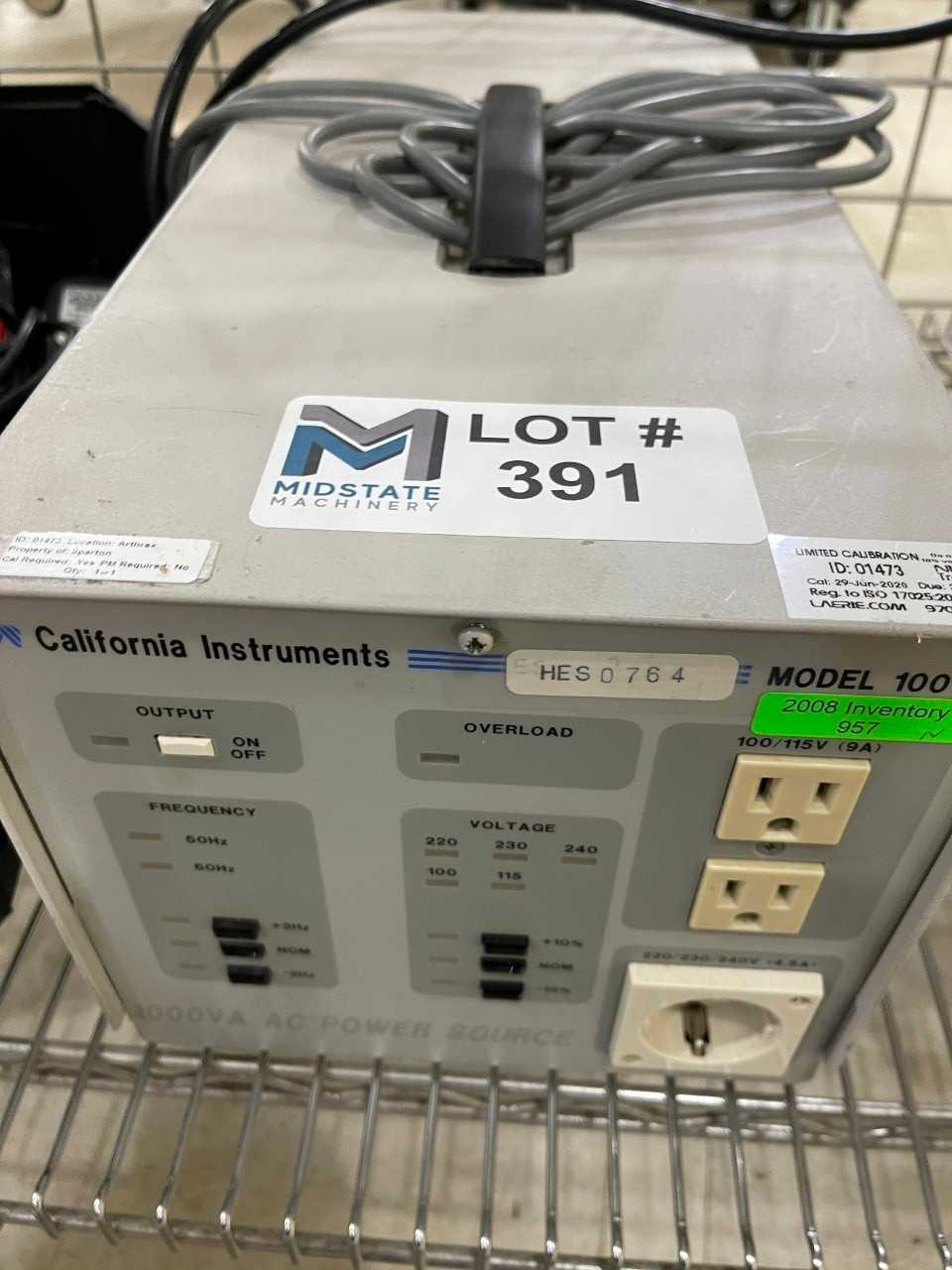 California Insturments AC Power Source - INDUSTRIAL PARTS
