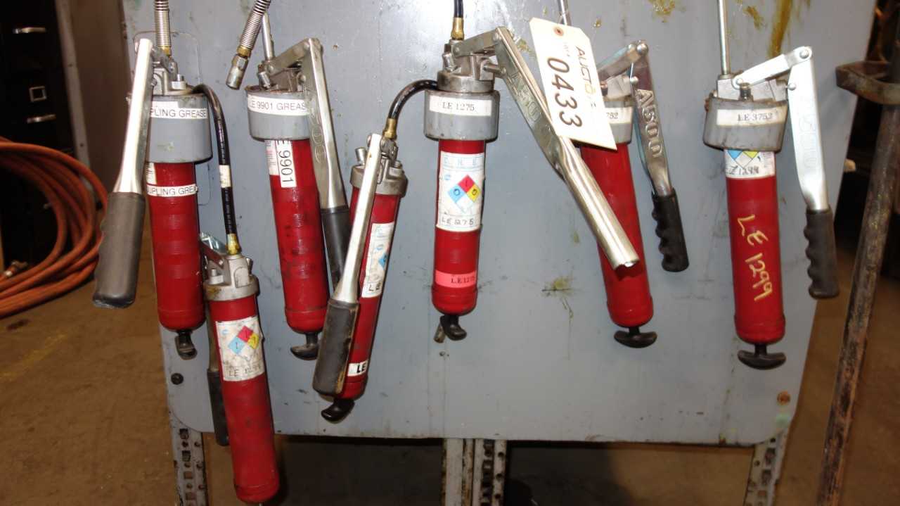 LOT OF 7 ALEMITE A500 GREASE GUNS - ELECTRIC POWER TOOLS