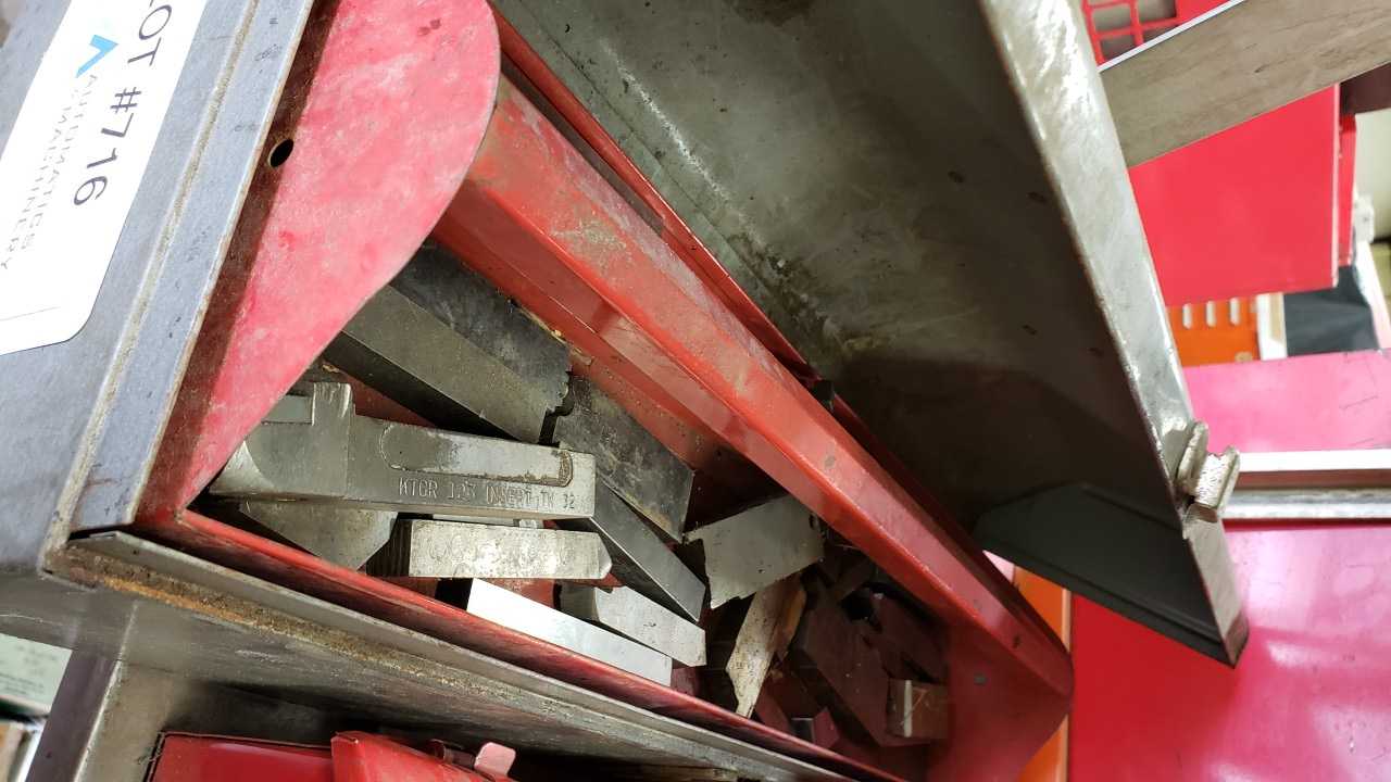 Toolbox with Miscellaneous Items - TOOL STORAGE