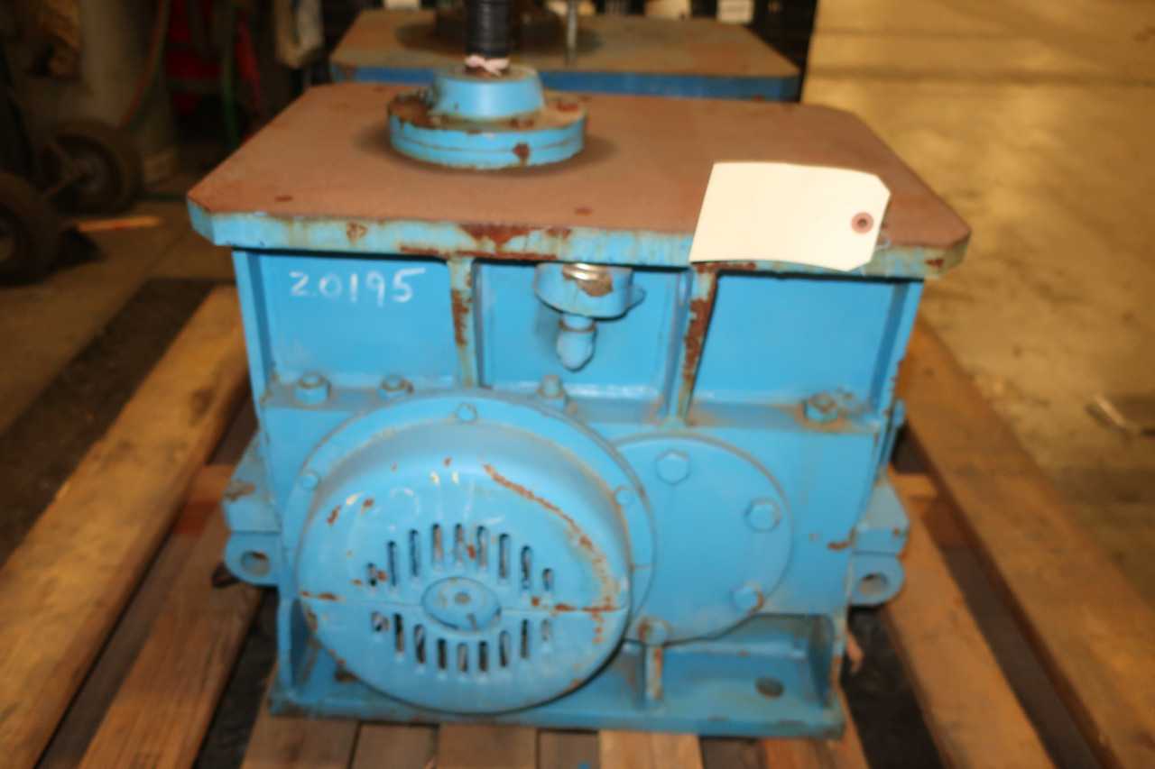 LOT OF 2 HAMILTON 342SR TOP MOUNT WORM GEAR REDUCER - GEAR REDUCERS