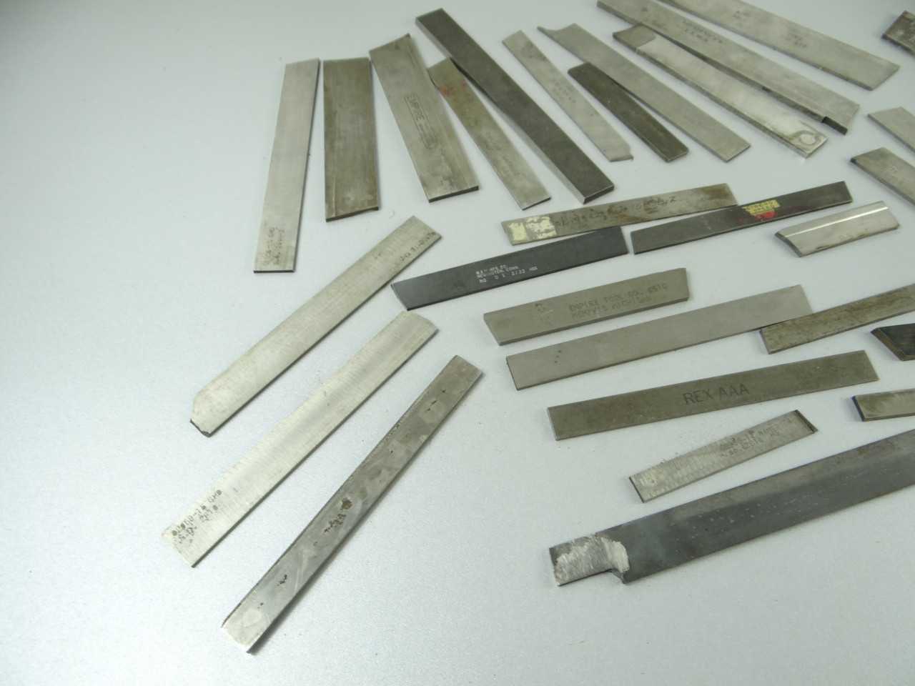 Lot of 32 Assorted HSS REX AAA Cobalt Cut Off Blades - MACHINING ACCESSORIES & TOOLING