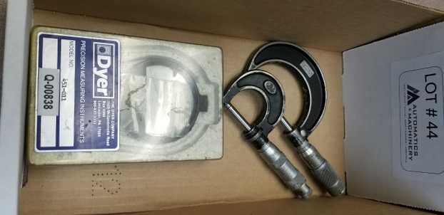 Dryer Gauge & (2) Micrometer - METAL INSPECTION EQUIPMENT Dryer Gauge & (2) Micrometer - METAL INSPECTION EQUIPMENT