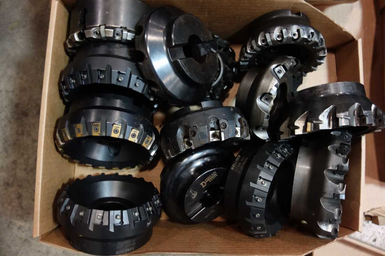 LOT OF ASSORTED SURFACE MILLS AND CUTTERS - DORIAN, KELLNER, SANDVIK - ELECTRIC POWER TOOLS