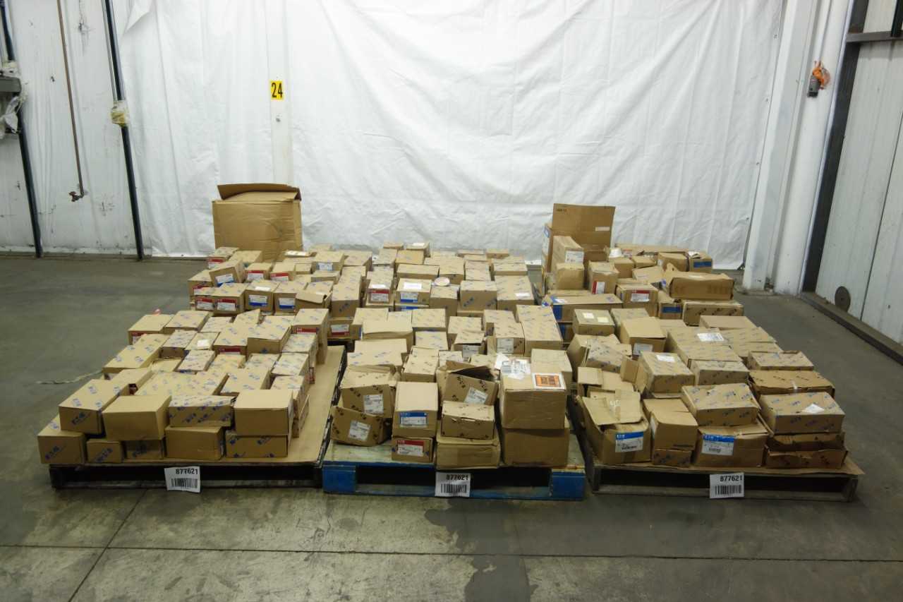 6 PALLETS OF ASSORTED ELECTRICAL CONDUIT, FITTINGS, AND HARDWARE - ELECTRICAL COMPONENTS