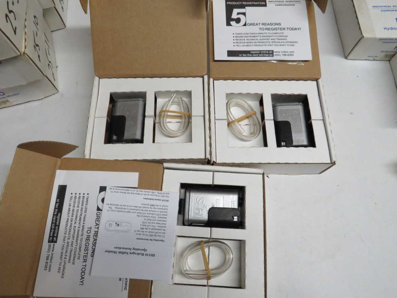 LOT OF 3 INDUSTRIAL SCIENTIFIC CORPORATION HS11O HS110 1010-0030 HYDROGEN SULFIDE MONITOR - ELECTRIC POWER TOOLS