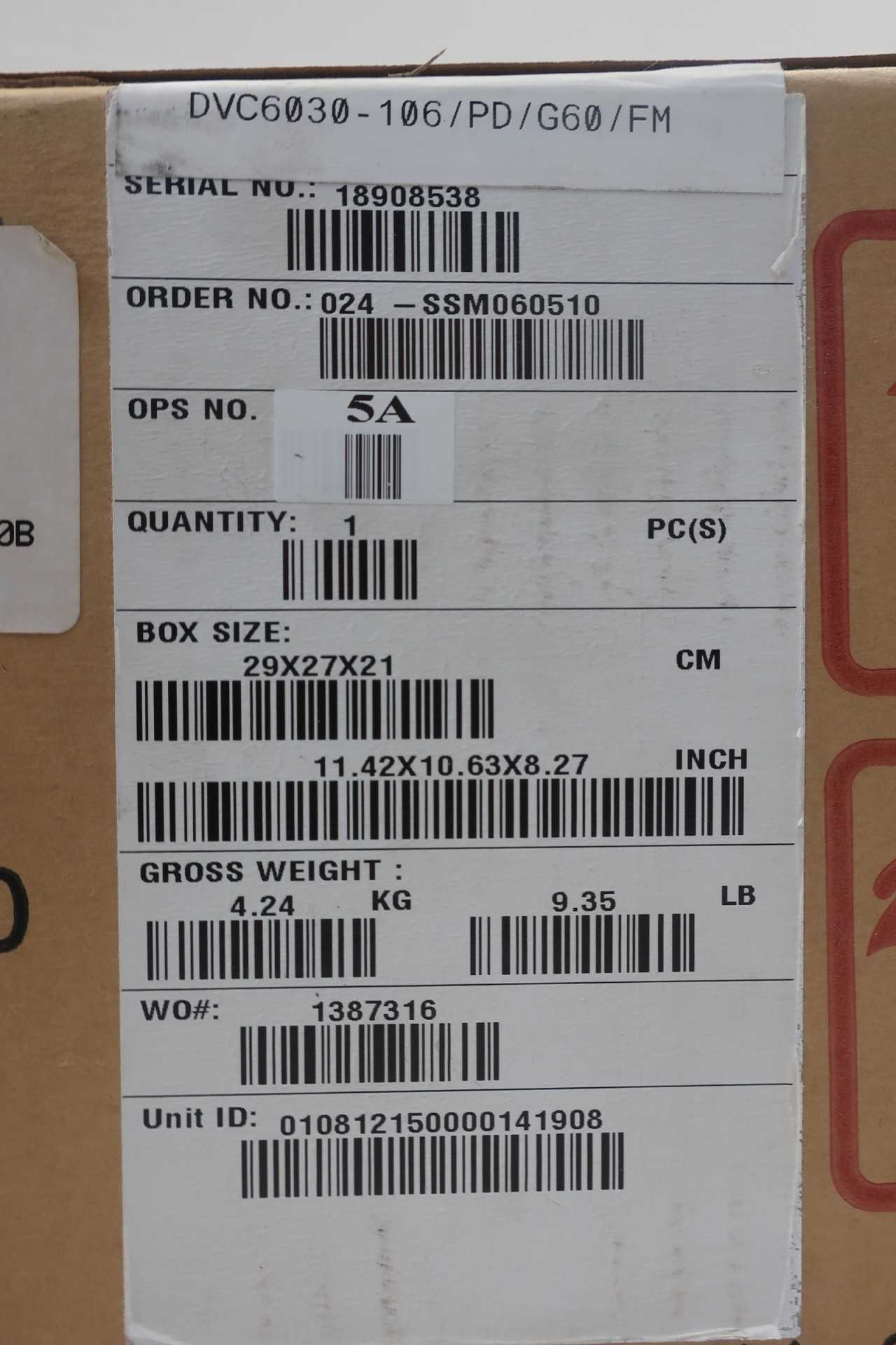 NEW FISHER DVC6030 FIELDVUE VALVE POSITIONER - PNEUMATIC PARTS