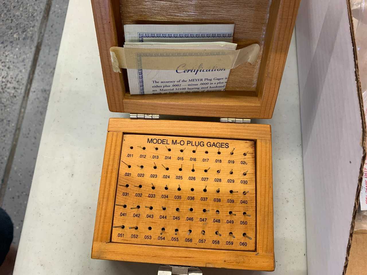 Meyer Plug Gage Set - ELECTRIC POWER TOOLS