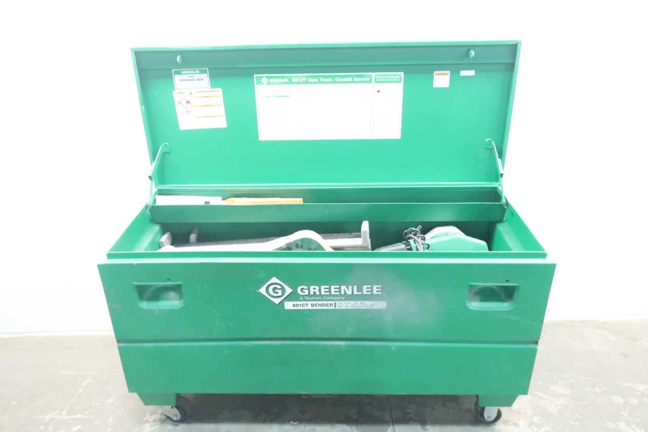 GREENLEE 881CT 90DEG CONDUIT PIPE BENDER 2-1/2-4IN - ELECTRIC POWER TOOLS