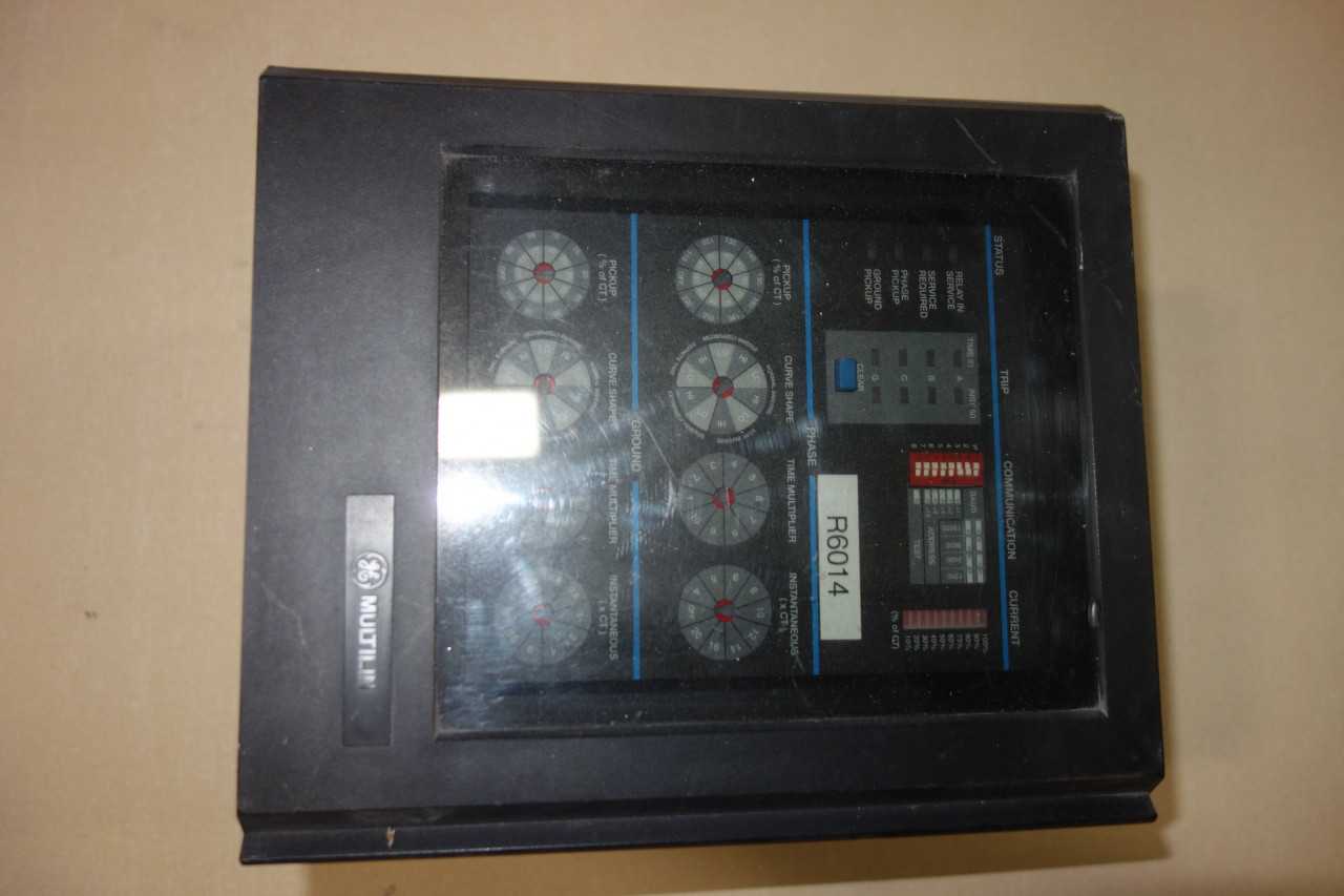 LOT OF 2 GENERAL ELECTRIC SR735-5-5-HI-48 MULTIN MOTOR MANAGEMENT RELAY - ELECTRIC MOTORS