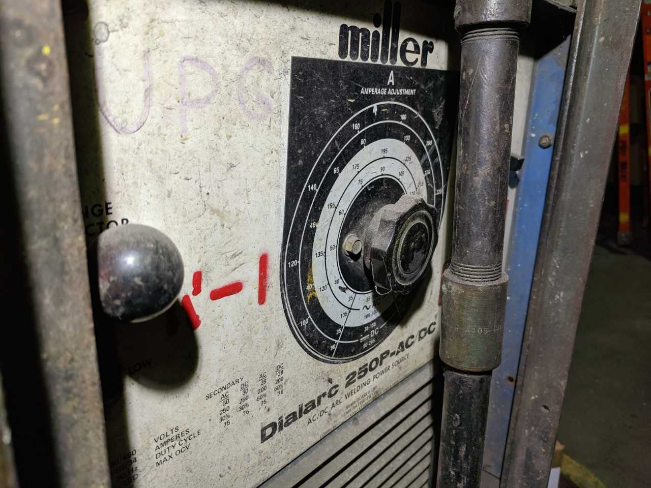 LOT OF 3 MILLER WELDERS WITH WIRE FEEDER, DIALARC - WELDING EQUIPMENT