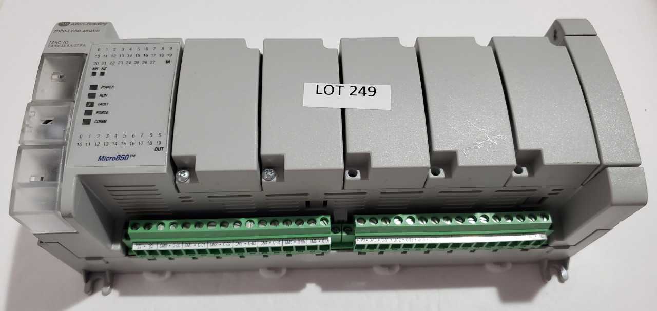 Allen Bradley Micro 850 2080-LC50-48QBB PLC - AUTOMATION & CONTROLS