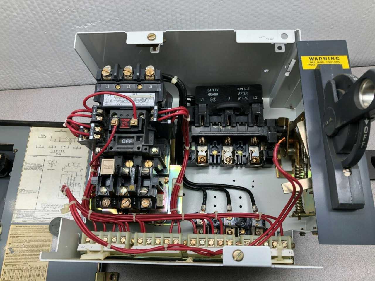 USED ALLEN BRADLEY SIZE 2 25 HP 3 PH 480 VAC 2100 CENTERLINE 12" STARTER MCC BUCKET - MOTOR STARTERS