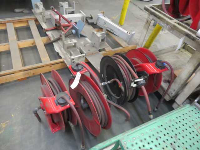 Air Hose Coil Reels, (4) Lot - MISCELLANEOUS