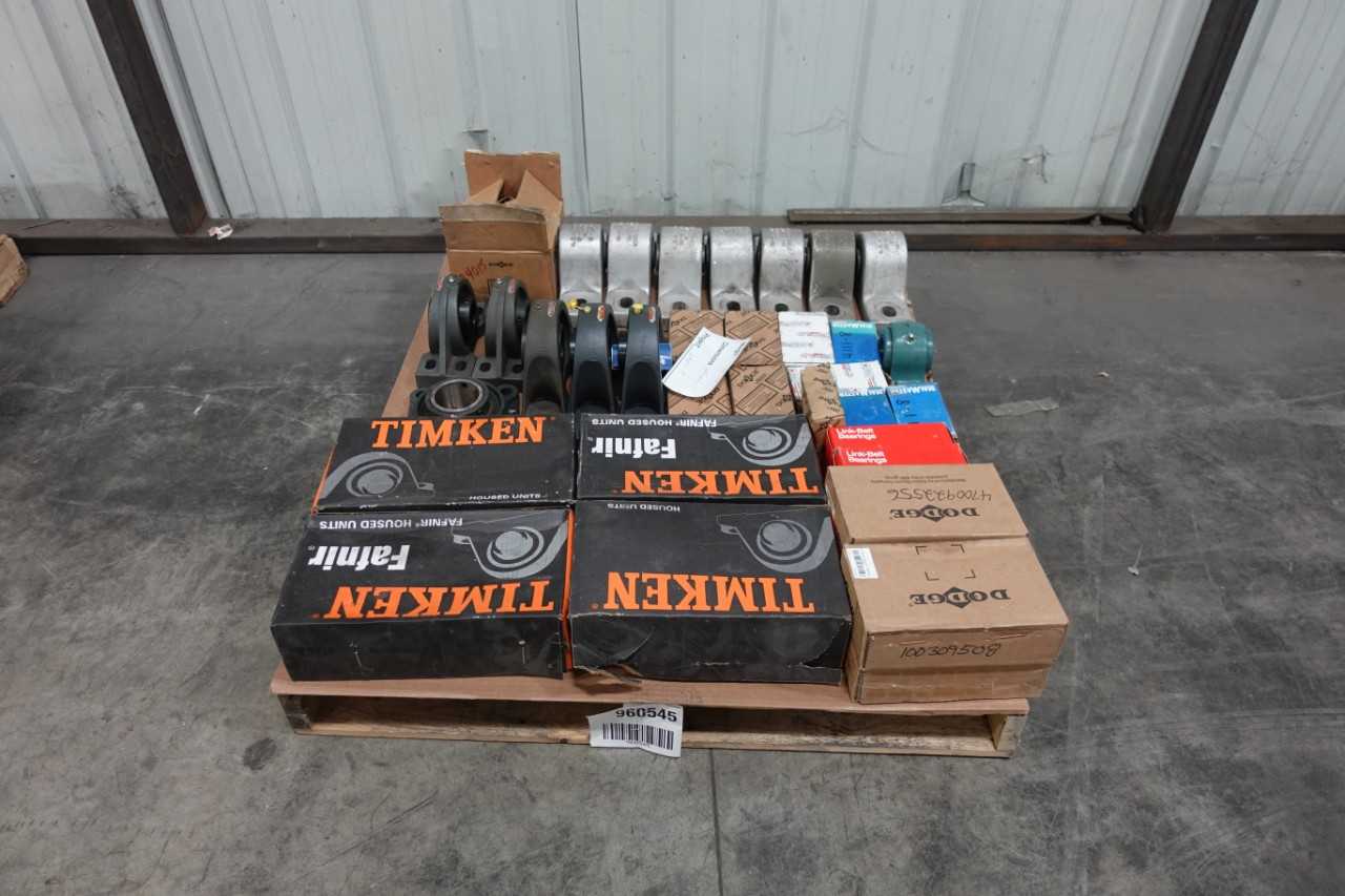 PALLET OF ASSORTED PILLOW BLOCK BEARINGS - BEARINGS