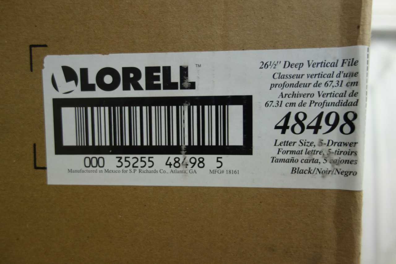 LOT OF 3 LORELL 48498 VERTICAL FILE CABINETS - TOOL STORAGE