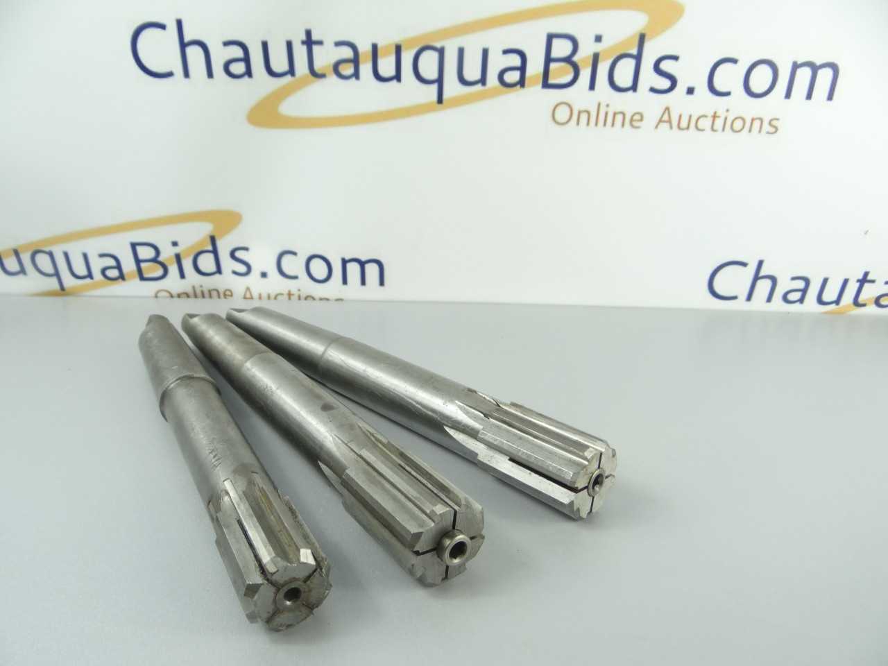 Lot of 3 Carbide Tipped 4MT Expansion Reamers - MACHINING ACCESSORIES & TOOLING