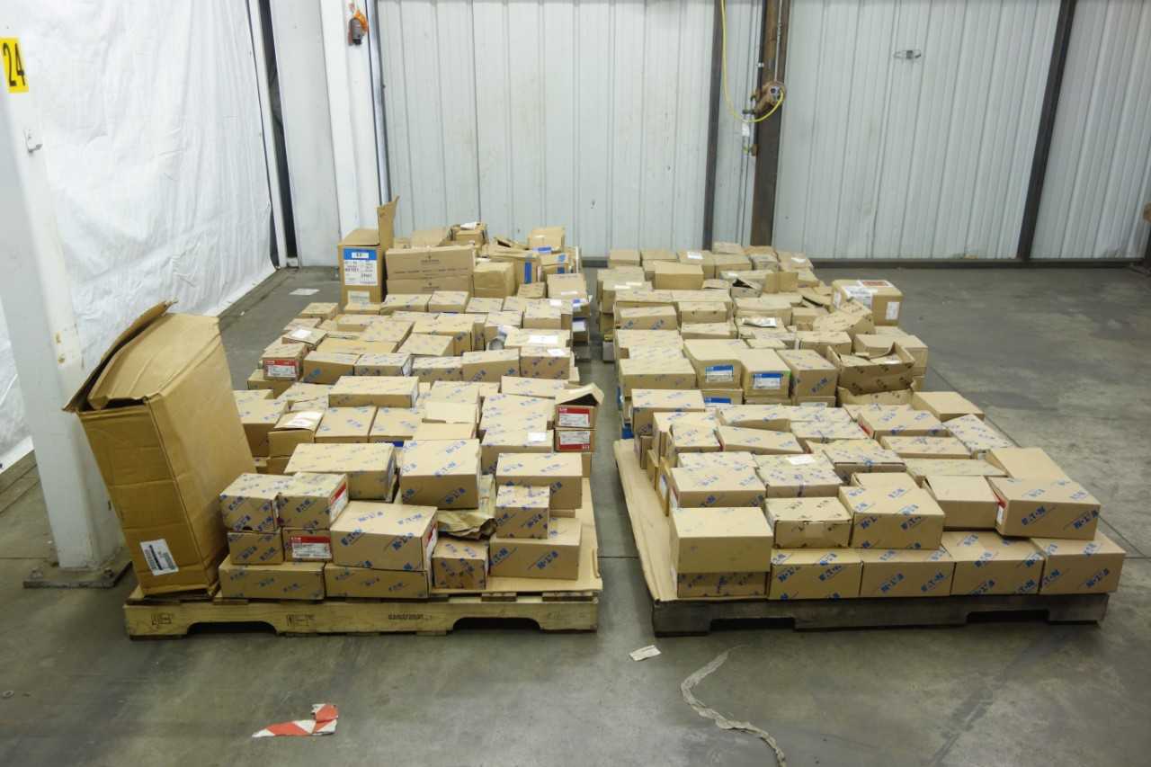 6 PALLETS OF ASSORTED ELECTRICAL CONDUIT, FITTINGS, AND HARDWARE - ELECTRICAL COMPONENTS