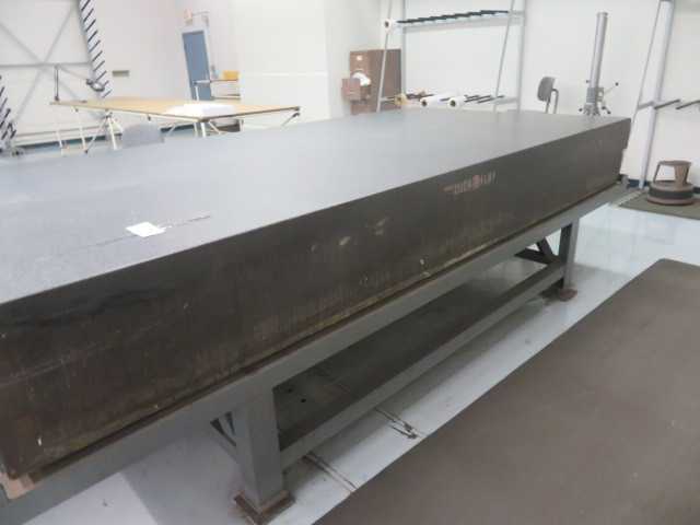 Granite Surface Plate and Stand, 72" X 144" X 16" - MISCELLANEOUS