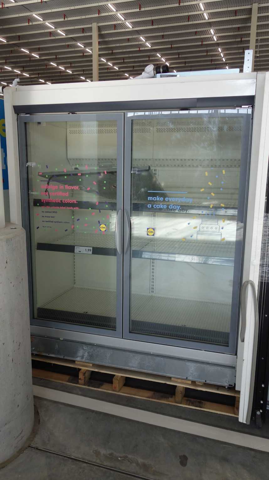AHT VENTO GREEN MC FREEZE 156 2 DOOR MULTI-SHELF CHEST CAKE FREEZER 1.050W 208-240V-AC
