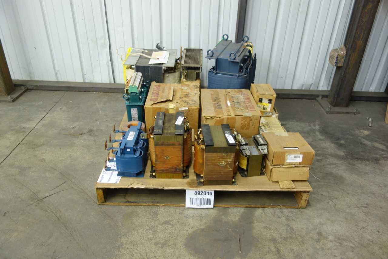 PALLET OF ASSORTED TRANSFORMERS - CONTROL TRANSFORMERS