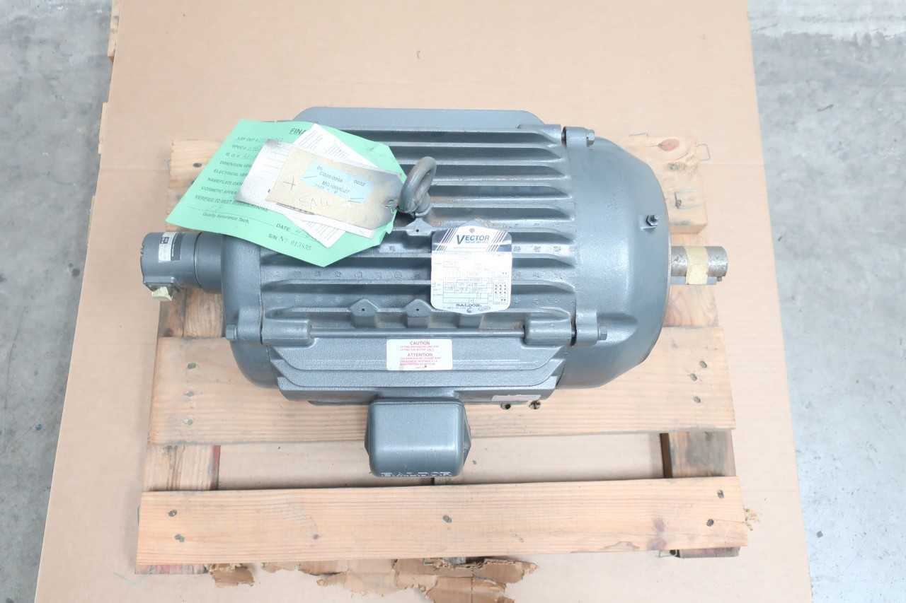 BALDOR ZDNM2237T VECTOR 256TC 3PH 7.1HP 1760RPM 1-5/8IN 230/460V-AC AC MOTOR - ELECTRIC MOTORS