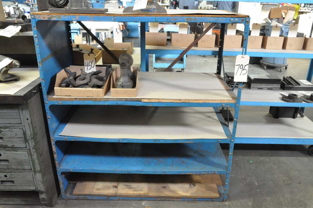 2 Portable Shelving Carts and 1 Shelving Unit - SHELVING
