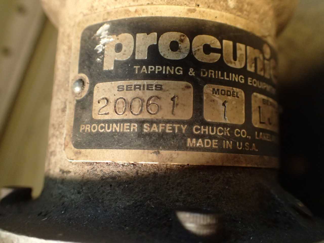 Procunier 20061 Mod 1 Ser LJT Lead Screw Tapping Head Attachment: Tapper Jet 13R - MACHINING ACCESSORIES & TOOLING