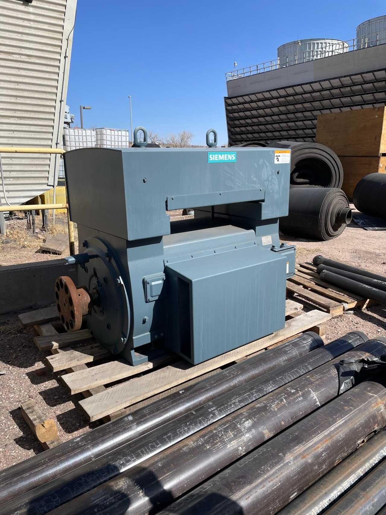 2012 Siemens 750 HP Induction Motor (Unused) - ELECTRIC MOTORS