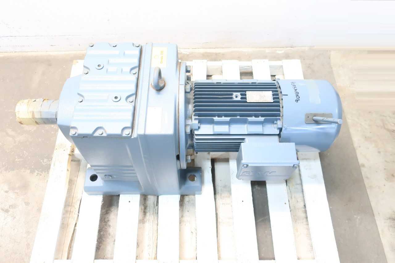 NEW SEW EURODRIVE R137 19.6RPM 3PH 15HP 3-1/2IN 460V-AC GEARMOTOR - ELECTRIC MOTORS