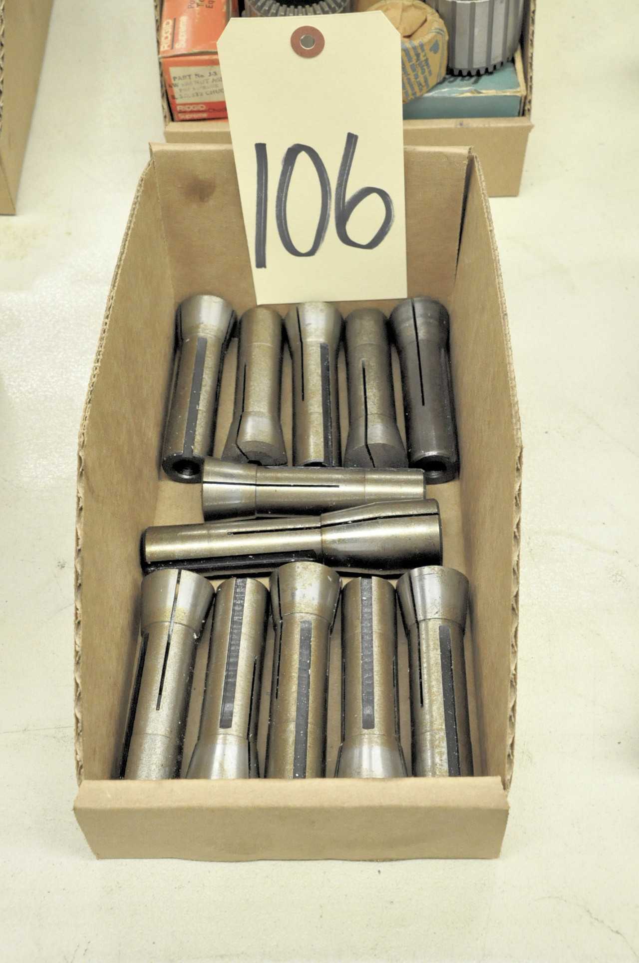 Lot-(12) R8 Collets in (1) Box - ELECTRIC POWER TOOLS