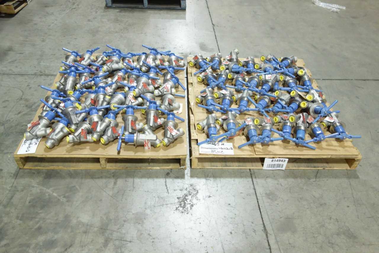 2 PALLETS OF KEROTEST WS D 9945 MANUAL STAINLESS SOCKET WELD GLOBE VALVES - GLOBE VALVE