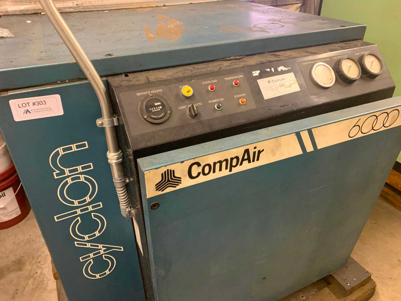 Comp-Air 6000 Rotary Screw Air Compressor W/ Dryer - AIR COMPRESSORS