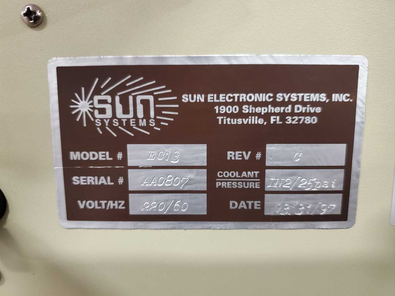 Sun Systems EC13 Synntx RO-1 Oven 220V, 60Hz, 25Psi - INDUSTRIAL PARTS