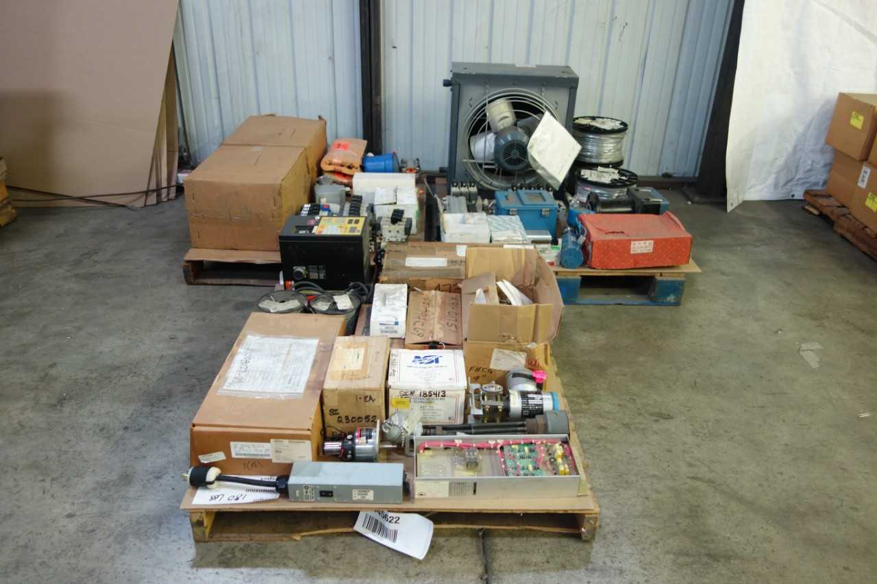 3 PALLETS OF ASSORTED ELECTRICAL MRO - ELECTRICAL COMPONENTS