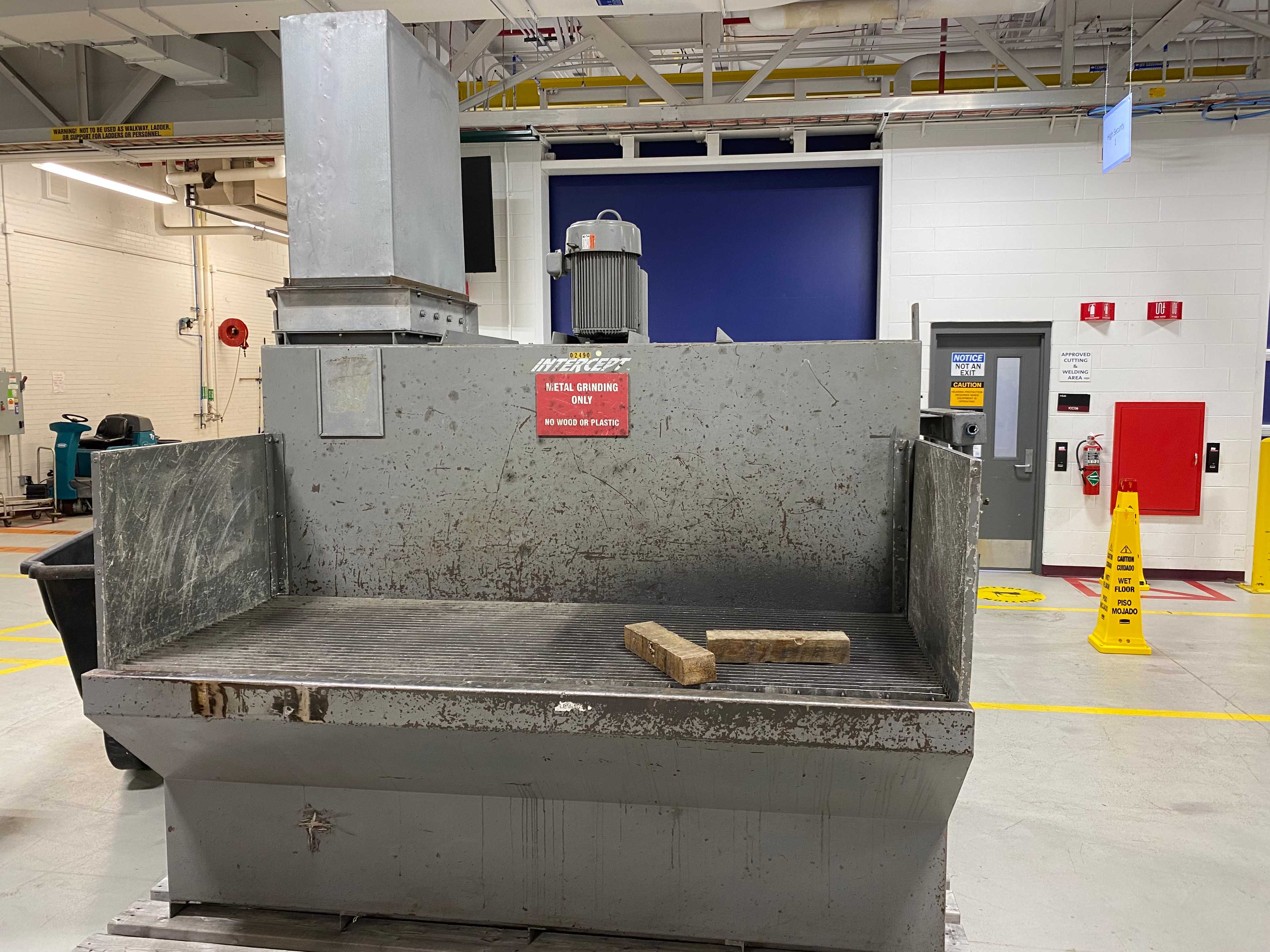 1990 INTERCEPT DOWNDRAFT/GRINDING TABLE - GRINDING MACHINES