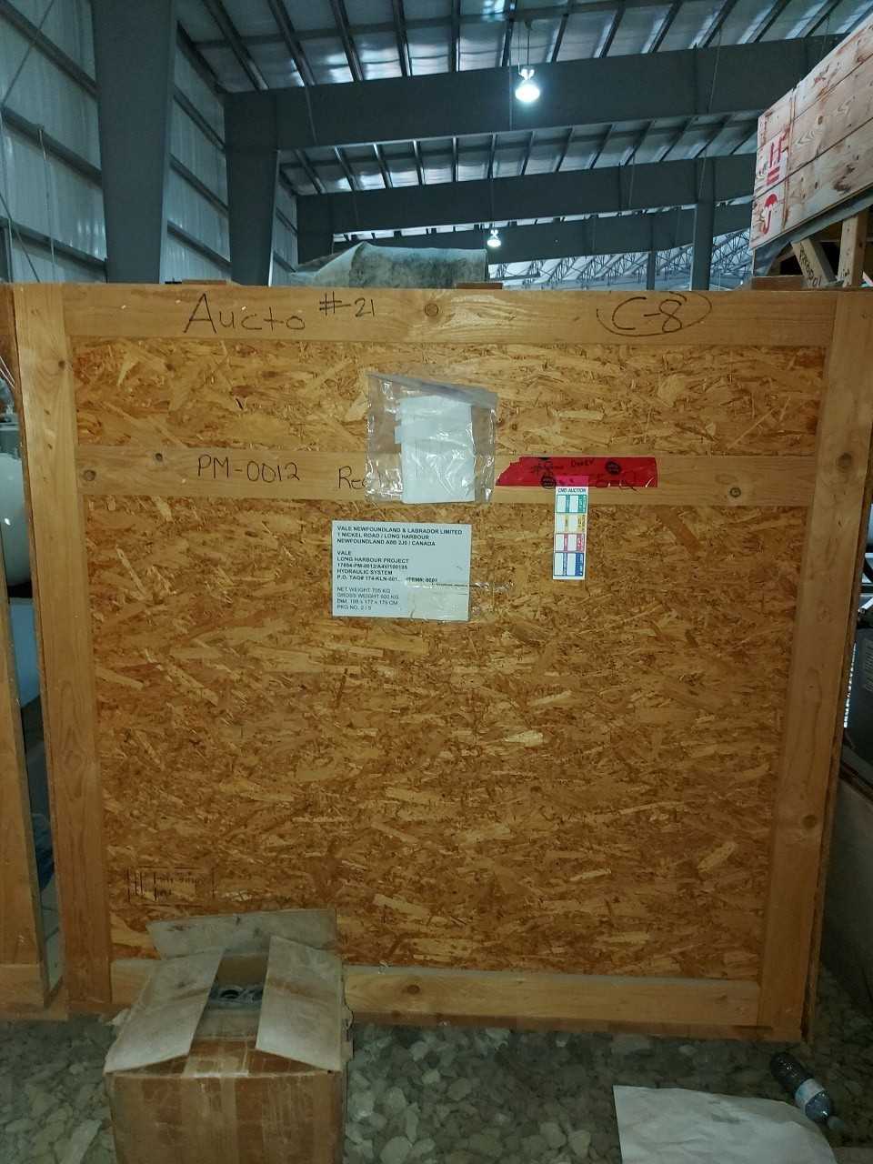 HYDRAULIC SYSTEM FOR LIME KILN - HYDRAULIC POWER UNIT