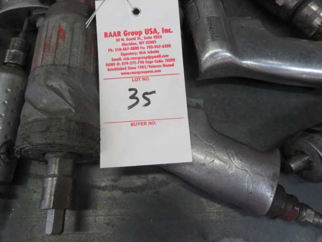 Pneumatic Hand Tools, LOT - MISCELLANEOUS