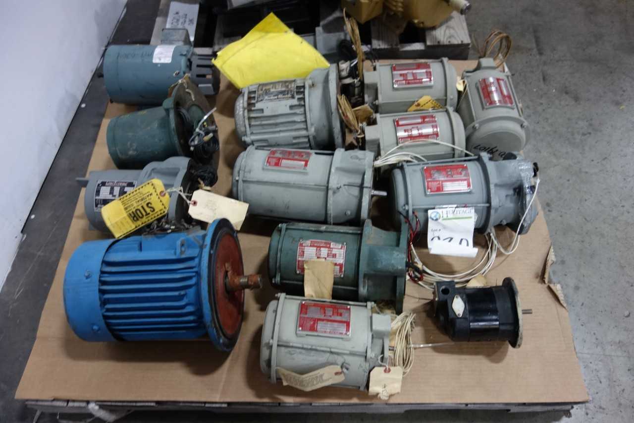 2 PALLETS OF ASSORTED ELECTRIC MOTORS - ELECTRIC MOTORS