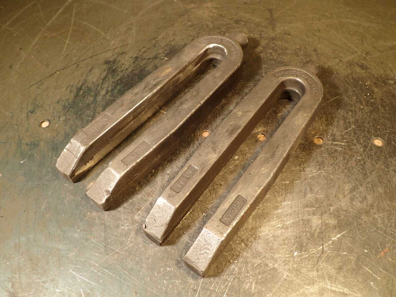 2 Pc Set Vulcan #68 Straight Mill Hold Down Strap Clamps 2-1/2" Wide 8-3/4" Long - MILLING TOOLS