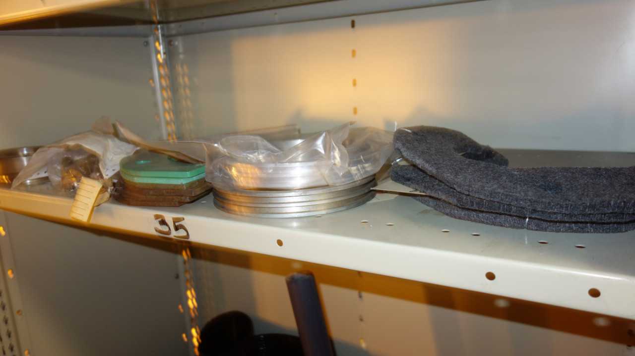 CONTENTS OF 4 SHELF COLUMNS, ASSORTED MRO - SHELVING