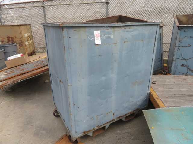 Metal Scrap Bin on Wheels - MISCELLANEOUS