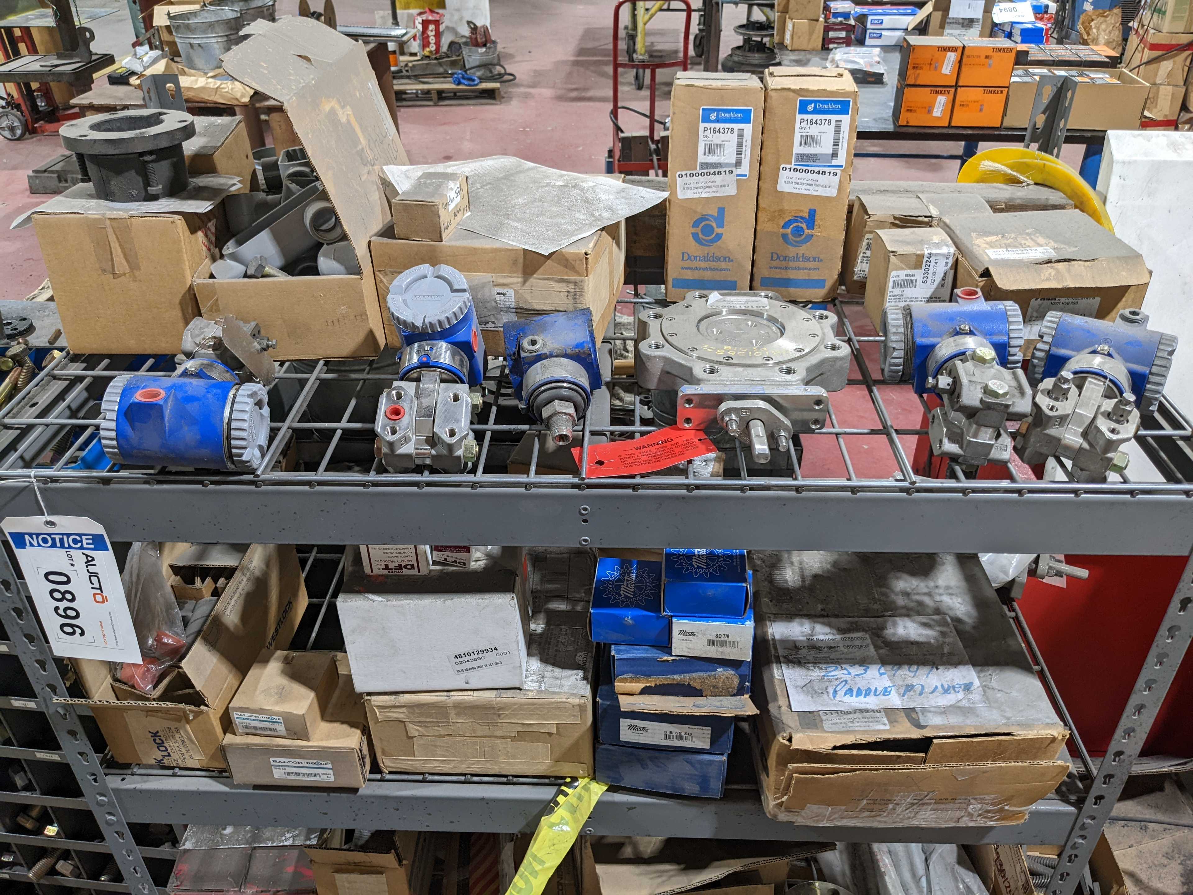 SHELVING AND CONTENTS - INDUSTRIAL PARTS