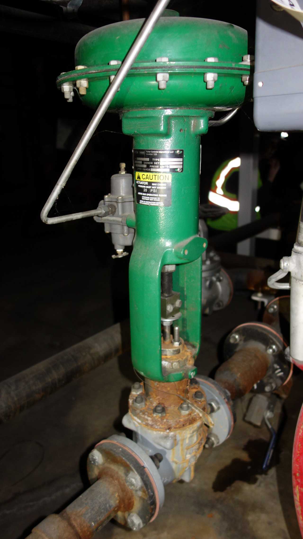 FISHER 667-ET 2" CL150 CONTROL VALVE C1 CONTROLLER - CONTROL VALVE