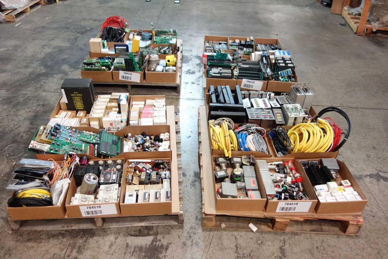 4 PALLETS OF ASSORTED AUTOMATION - INDUSTRIAL PARTS