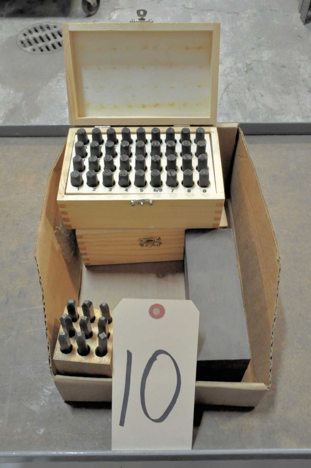 Lot-Hand Stamp Sets in (1) Box - ELECTRIC POWER TOOLS