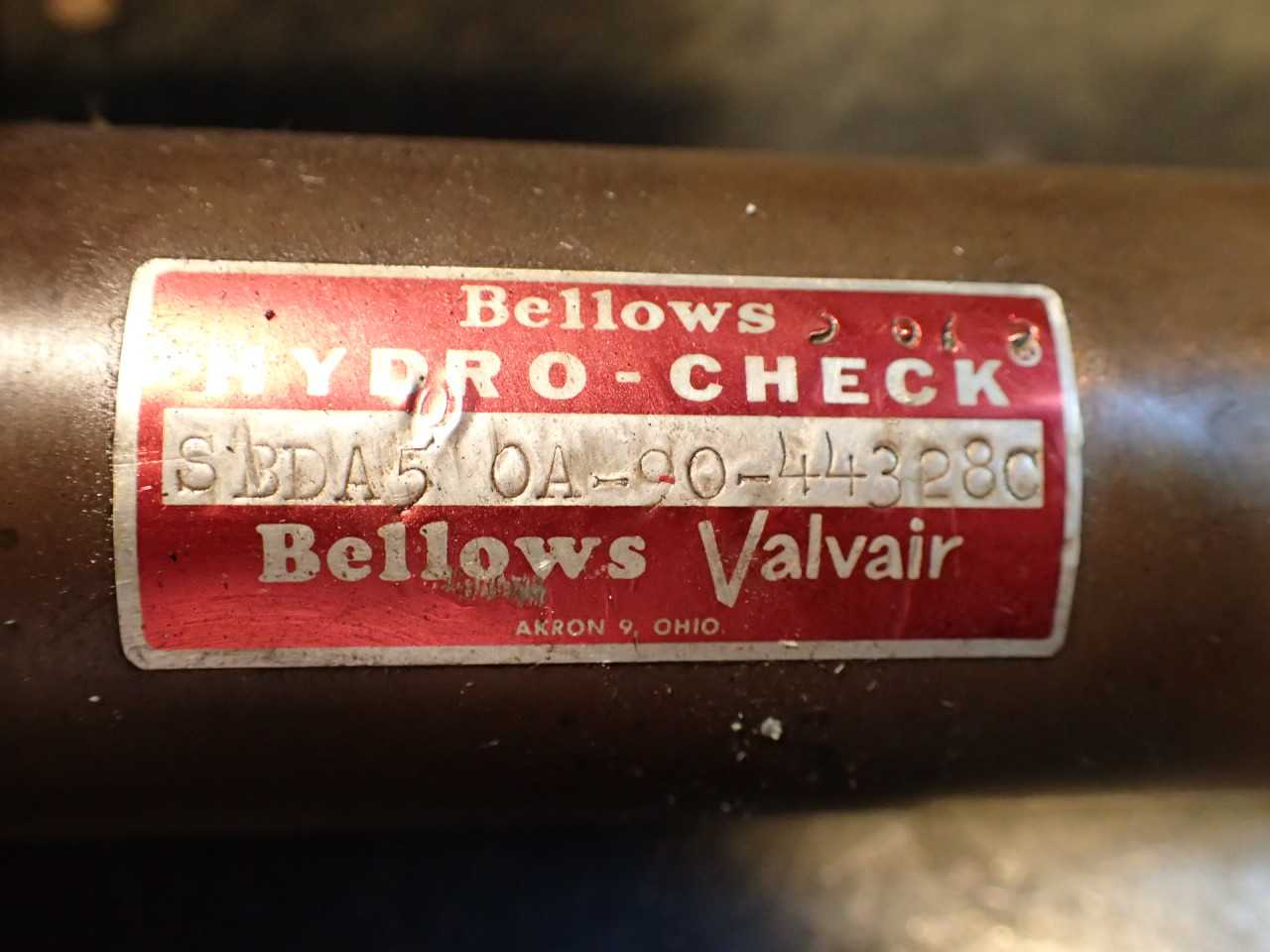 Bellows Valvair Hydro-Check Drill Press Power Quill Down Feed SBDA5 0A-90-44328C - WORKHOLDING