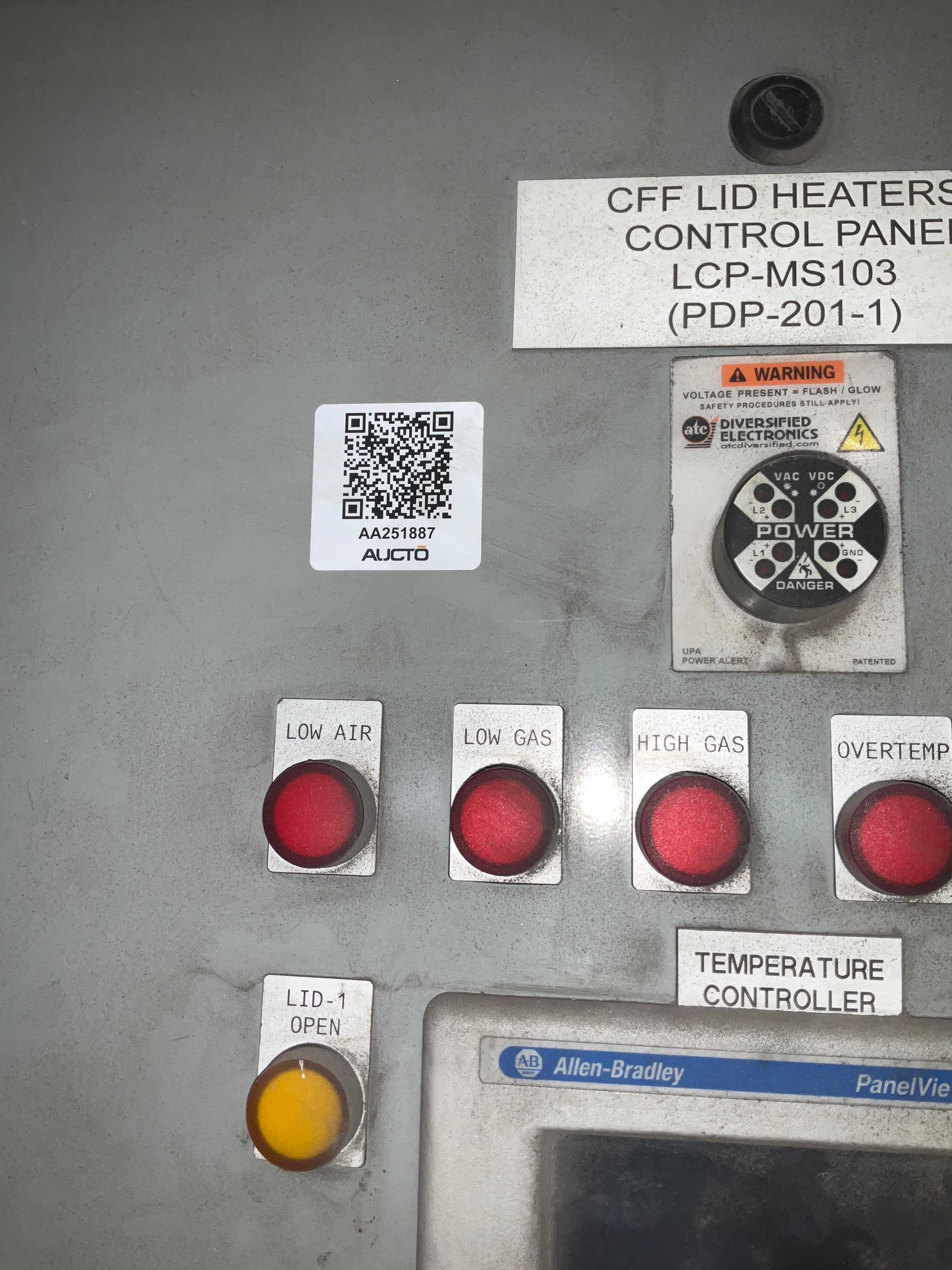QTY 2- PYROTEK CERAMIC FOAM FILTRATION HEATERS WITH CONTROLS - CASTING EQUIPMENT QTY 2- PYROTEK CERAMIC FOAM FILTRATION HEATERS WITH CONTROLS - CASTING EQUIPMENT