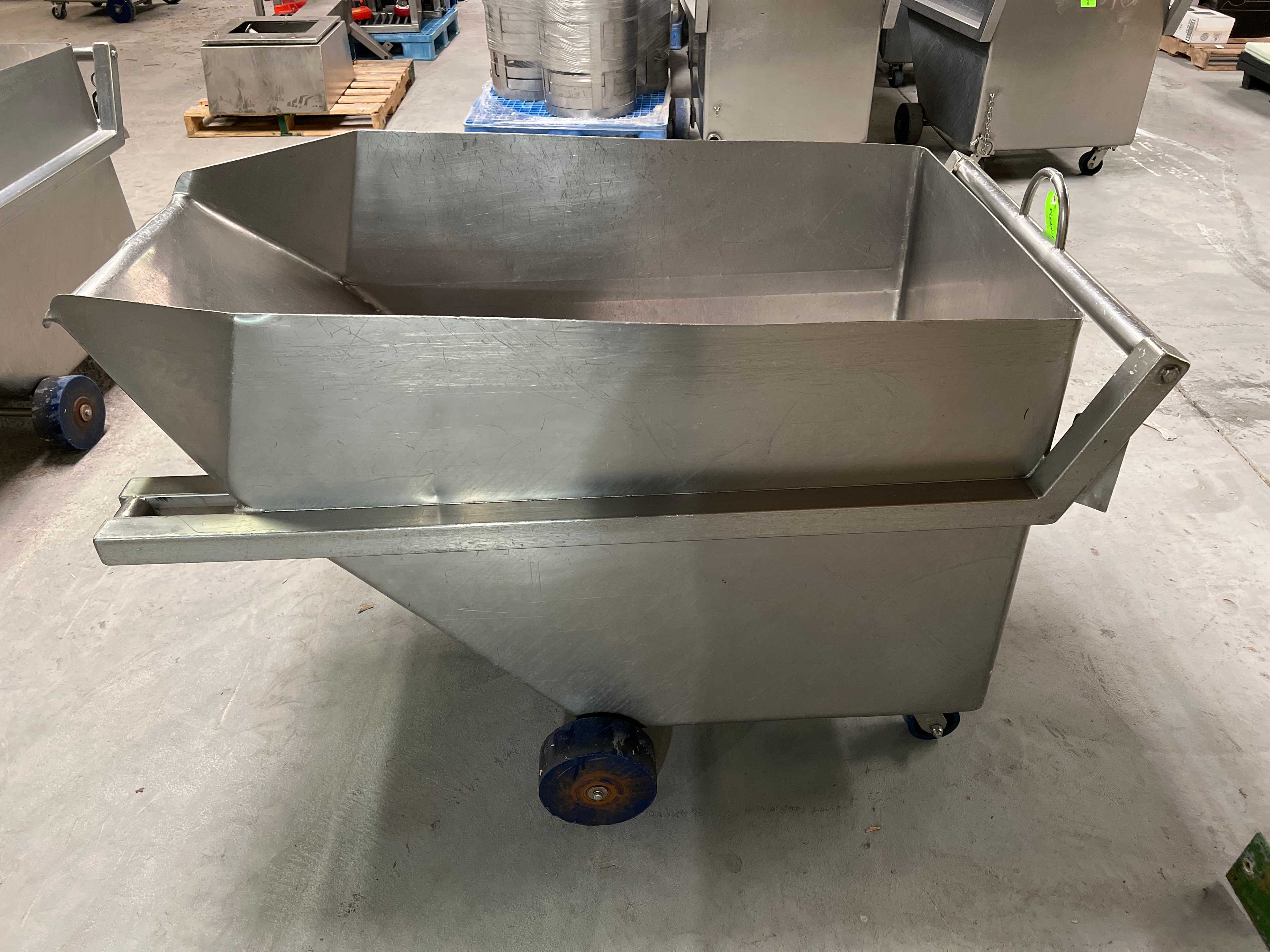 Stainless Steel Dump Cart Hopper