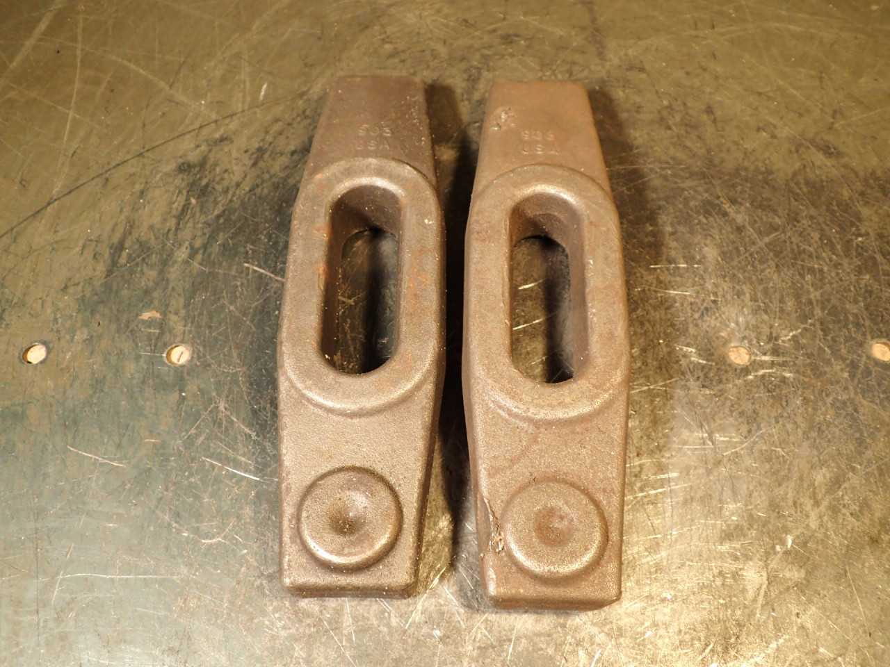 2 Piece Set #903 Straight Hold Down Strap Clamps 8" Long for 3/4" Studs USA - END MILLS